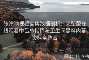 张津瑜视频全集数据剖析：完整版在线观看中吕总指挥与卫生间黑料内幕资料全整合