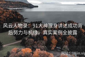风云人物录：91大神现身讲述成功背后努力与机缘，真实案例全披露
