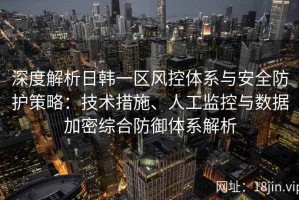 深度解析日韩一区风控体系与安全防护策略：技术措施、人工监控与数据加密综合防御体系解析