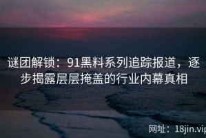 谜团解锁：91黑料系列追踪报道，逐步揭露层层掩盖的行业内幕真相